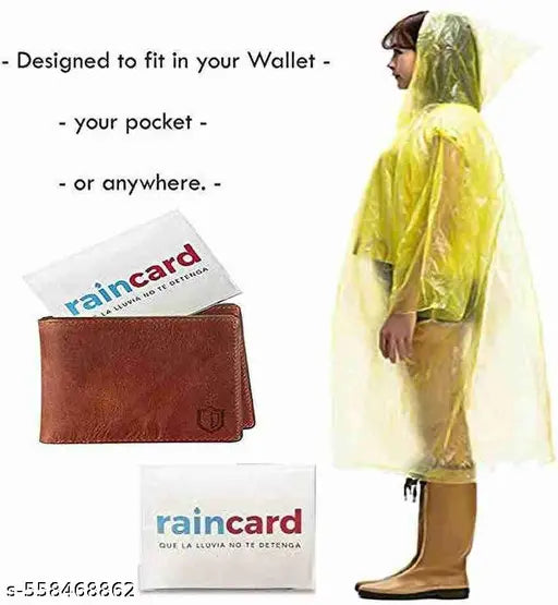 Emergency Rain Poncho – 2 Pack (Unisex | Waterproof)